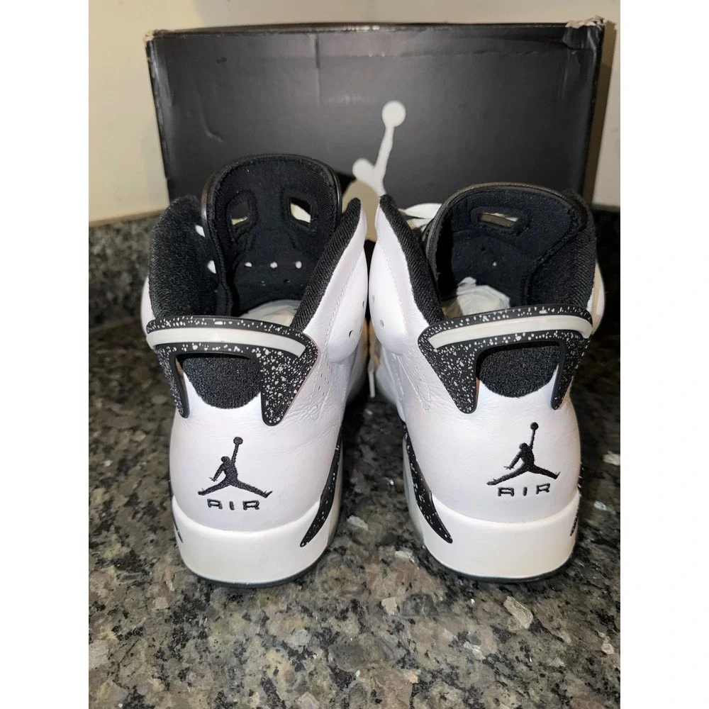 Nike Air‎ Jordan 6 Retro Olympic White Black Speckled CT8529-112 Mens Size 10